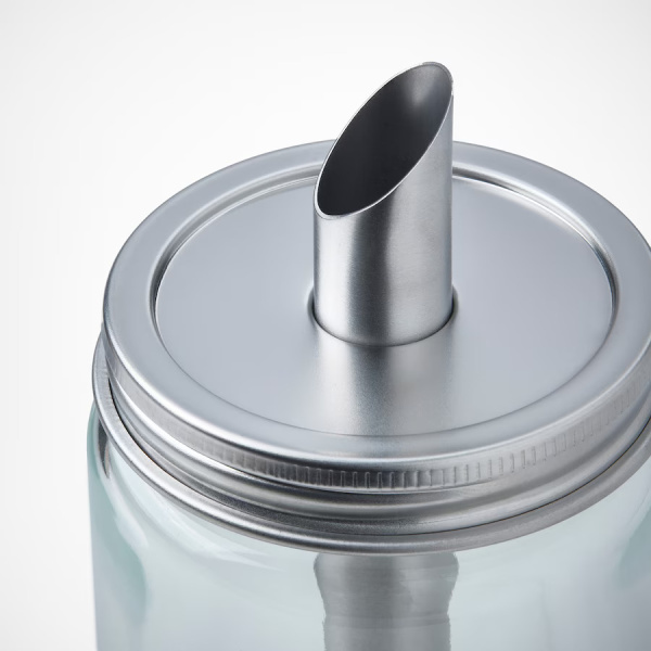 40553225 Дозатор для сахара, прозрачное стекло/нержавеющая сталь, 15 см