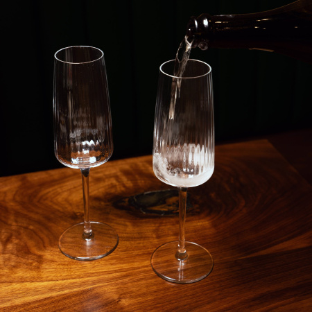 349790-1 Бокал для шампанского, прозрачное стекло, 255 мл