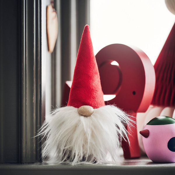 40605012 Украшение, Санта Клаус красный, 19 см