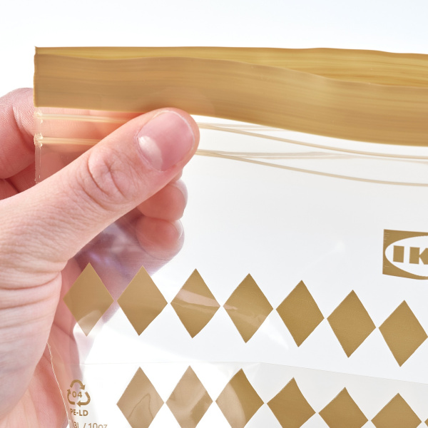 90540669 Пакет закрывающийся, рисунок/коричневый, 0.3 л, 25 шт.