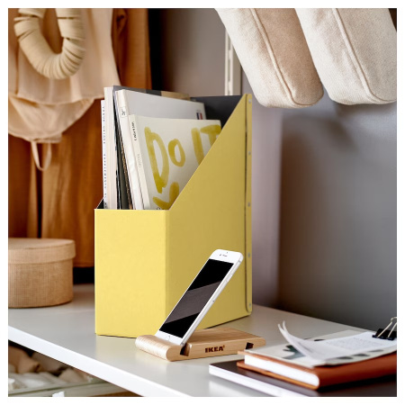 20595938 Подставка для журналов, желтый, 2 шт.