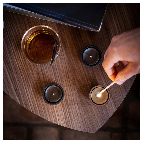 40570550 Свеча греющая ароматическая, чистота и ваниль /коричневый, 3,5 часа, 30 шт.