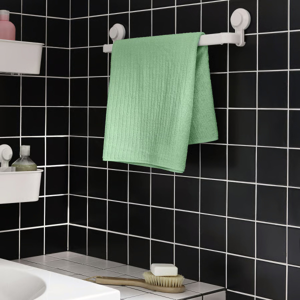 70609669 Банное полотенце, светло-зеленый, 70x140 см