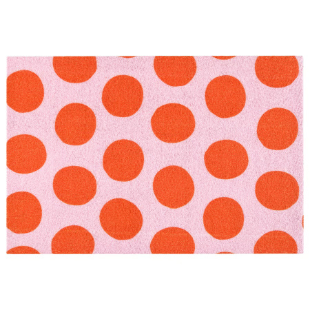 60598082 Придверный коврик, розовый/оранжевый, 40х60 см