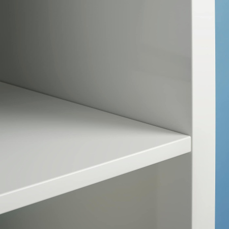 00012 Стеллаж, 41х112х38 см, белый