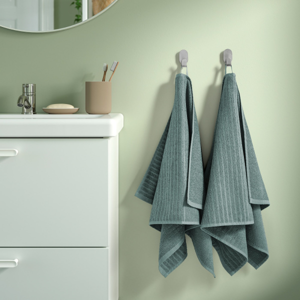 10488043 Банное полотенце, зеленый, 50x100 см