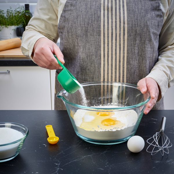 10521962 Мерные емкости, 2 штуки, ярко-зеленый/ярко-желтый