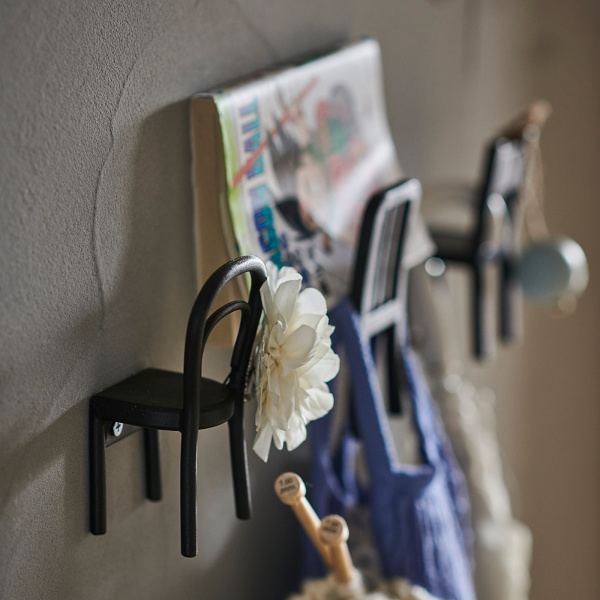 60347102 Крючок, черный, 3 шт.