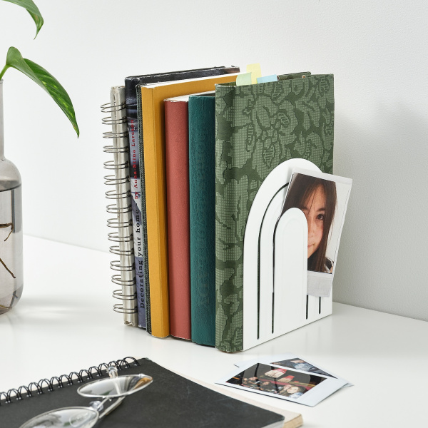 90512671 Ограничитель для книг, белый