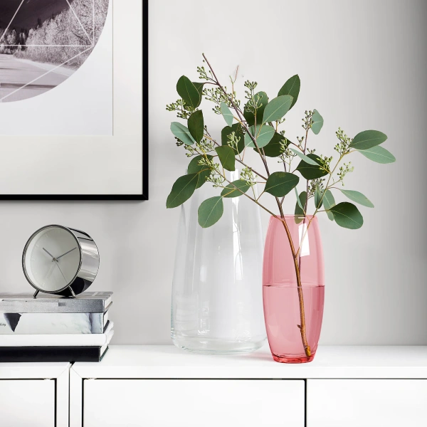 60519551 Ваза, розовый, 25 см