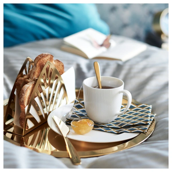 20350115 Поднос, желтая медь, 38 см