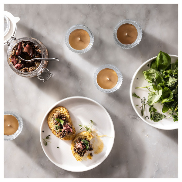 50538140 Свеча греющая ароматическая, весенние травы/мед коричневый, 3,5 часа, 30 шт.