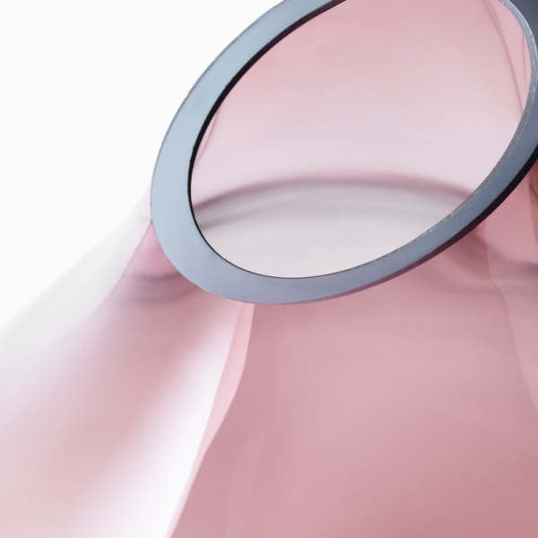 40309785 Ваза, розовый,17 см