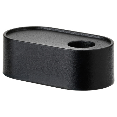 90517211 Подсвечник, черный, 9 см