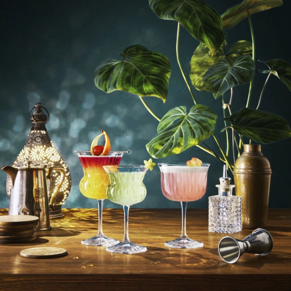 10000005016-6 Набор бокалов для коктейля, прозрачное стекло, 245 мл, 6 шт