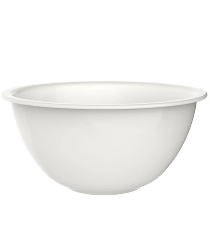 123200 Сервировочная миска / салатник, белое стекло, 25.5 см