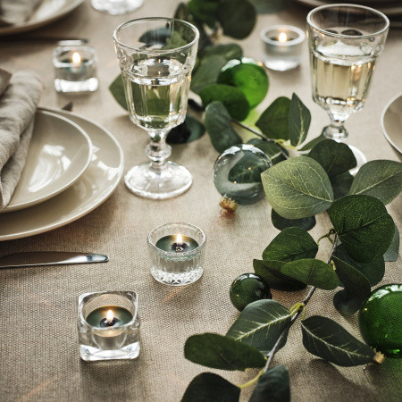 00599923 Свеча греющая ароматическая, Зимняя ель/хвоя, 3,5 часа, 30 шт