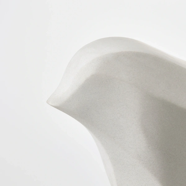 80500211 Декоративная птичка, д/дома/улицы белый с оттенком