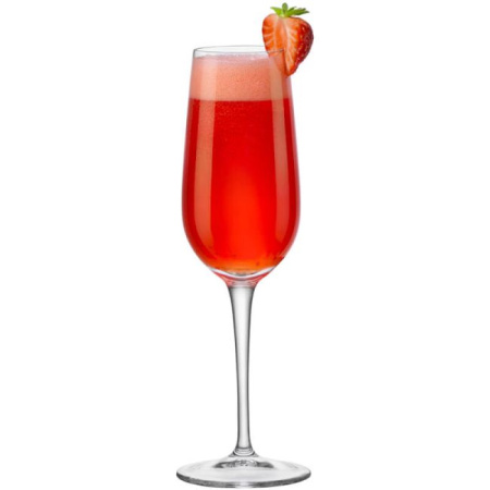 320754-6 Набор бокалов для шампанского, прозрачное стекло, 215 мл, 6 шт