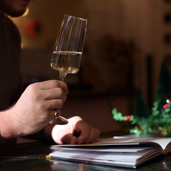 365752-4 Набор бокалов для шампанского, прозрачное стекло, 262 мл, 4 шт