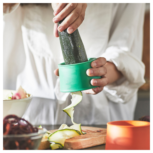 10521957 Овощерезка, набор из 2 шт., ярко-оранжевый/ярко-зеленый