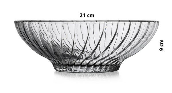 1208604 Сервировочная миска / салатник, 22 см