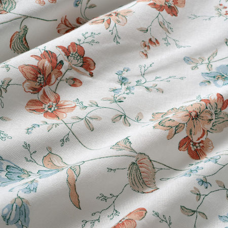 70479093 Пододеяльник и 2 наволочки, цветок,200x200/50x70 см