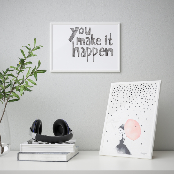 80429757 Рама, белый, 21x30 см