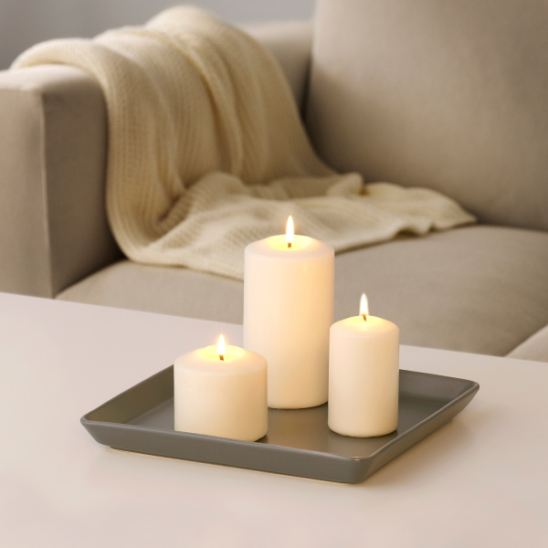 20454679 Подсвечник, серый, 25x25 см