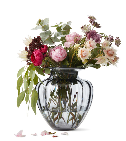 40442195 Ваза, серый, 27 см