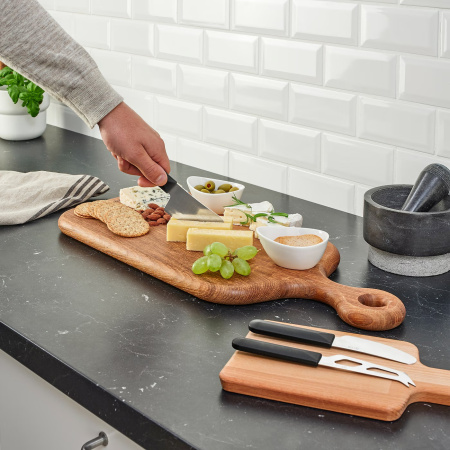 10540611 Набор ножей для сыра, 3 шт., нержавеющая сталь/черный