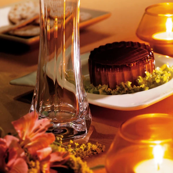 318820 Ваза для цветов, прозрачный, 15 см