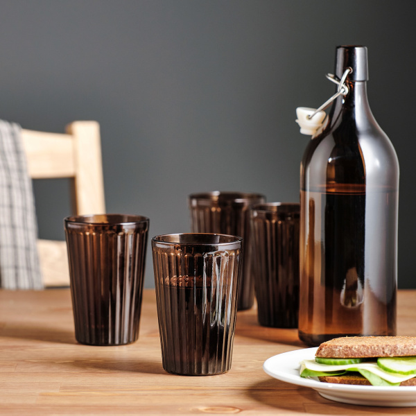 30530526 Стакан, коричневое стекло, 31 сл, 4 шт