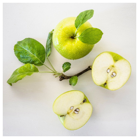 70582052 Ароматическая свеча в стакане, яблоко / светло-зелёный, 20 ч