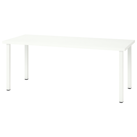 00463 Стол письменный, белый, 2/ТТ, 140x75x55 см