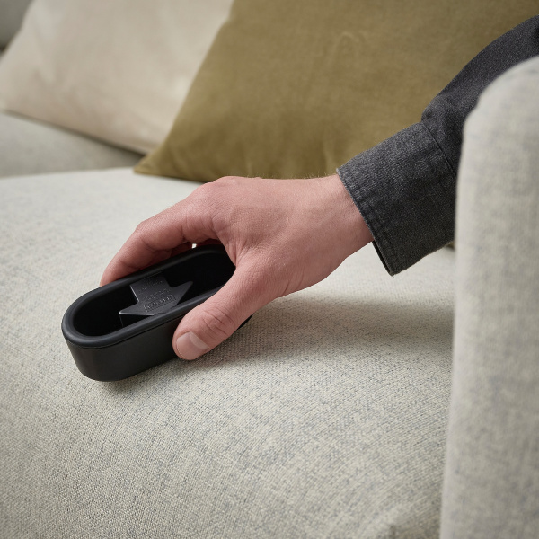 20528388 Щетка для одежды, черный/светло-серый,12x6x4см