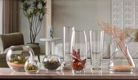 50019236 Ваза, прозрачный, 26.5 см