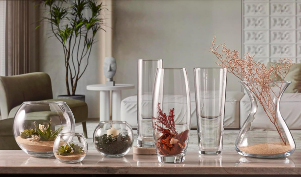 50019236 Ваза, прозрачный, 26.5 см