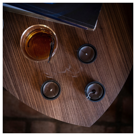 40570550 Свеча греющая ароматическая, чистота и ваниль /коричневый, 3,5 часа, 30 шт.