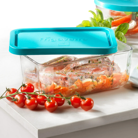 335150 Контейнер для продуктов, прямоугольной формы/стекло, 3.71 л, 26х21 см