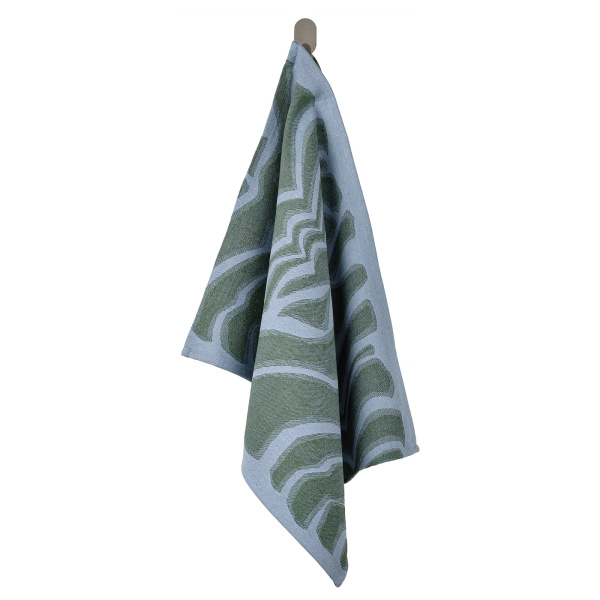 00544718 Полотенце, синий / зеленый, 45x60 см