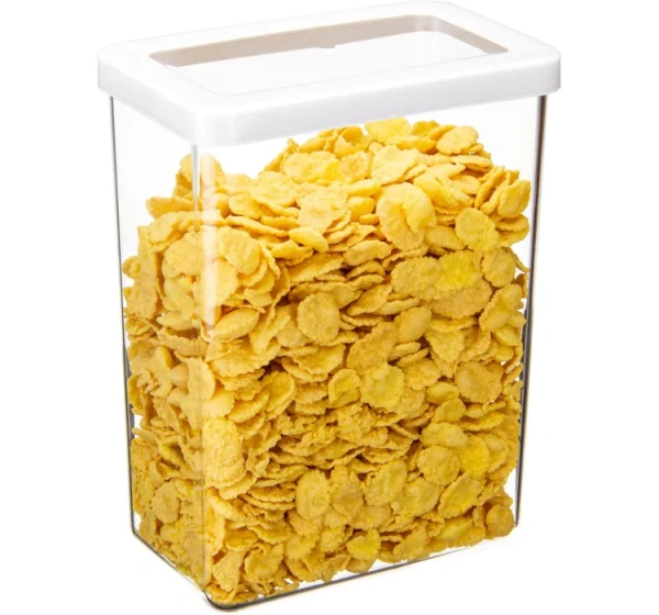 12980000 Контейнер+крышка д/сухих продуктов, прозрачный/белый, 2,5 л