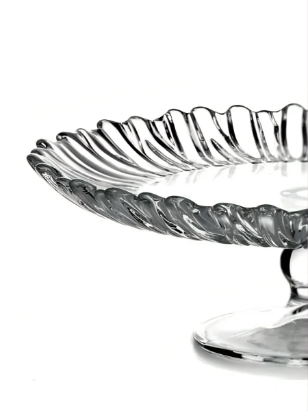 95832 Блюдо сервировочное на ножке, прозрачный, 31.5 см