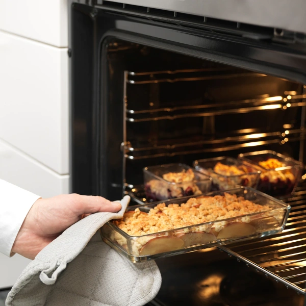 40372159 Форма/блюдо д/дхвк, 4 шт, прозрачное стекло