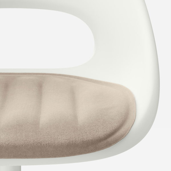 30479226 Подушка для стула, бежевый, 41x43 см