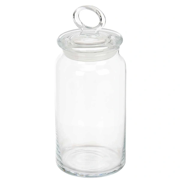 50072571 Банка с крышкой, прозрачное стекло, 1130 мл