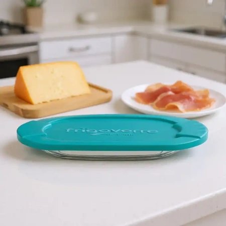 336200 Контейнер для продуктов / нарезки, овальной формы/стекло, 26.7х19.4 см