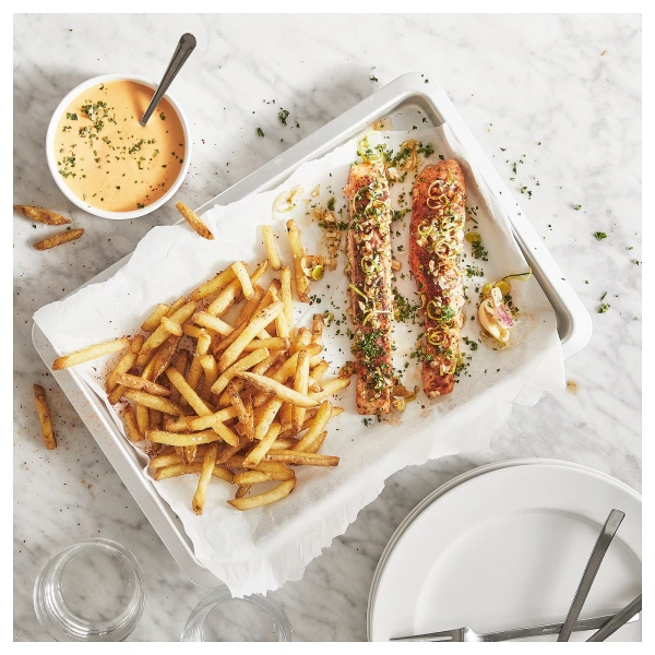 30383436 Форма для выпечки, серебристый, 38x26 см/2.0 л