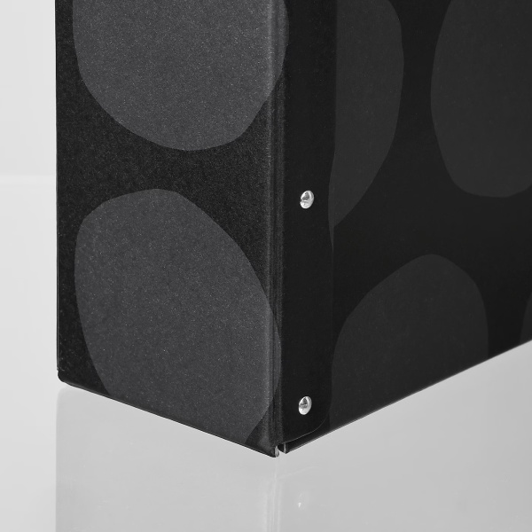 20595995 Подставка для журналов, узор круги / серый, 2 шт.