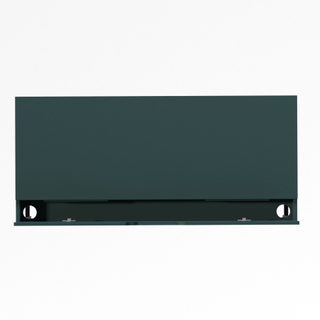 01910 Стол письменный, серо-бирюзовый / черный, 132x58x76 см